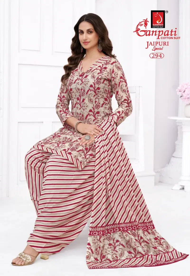 Jaipuri Patiyala Vol 13 By Ganpati Cotton Printed Dress Material Orders In India